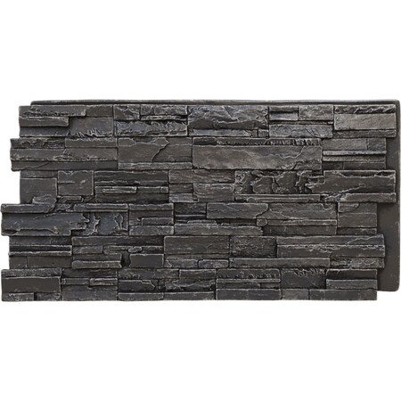 Ekena Millwork Cascade Stacked Stone, StoneWall Faux Stone Siding Panel PNU24X48CADR